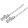 Intellinet tinklo jungiamasis kabelis, Cat7/Cat6A, 0,25 m, pilkas, varinis, S/FTP, LSOH/LSZH, RJ45, auksuoti kontaktai, be užkabinimo, su apsauginiu gaubtu, viso gyvenimo garantija