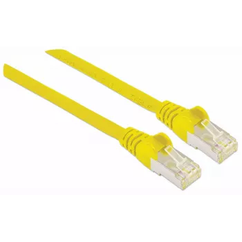 Intellinet Network Patch Cable Cat7/Cat6A 0,25m Geltonas S/FTP RJ45 Auksuoti kontaktai