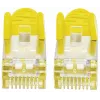 Intellinet tinklo jungiamasis kabelis, Cat7 kabelis / Cat6A kištukai, 10 m, geltonas, varinis, S/FTP, LSOH / LSZH, PVC, RJ45, auksuoti kontaktai, su apsauginiu gaubteliu, su įvore, viso gyvenimo garantija