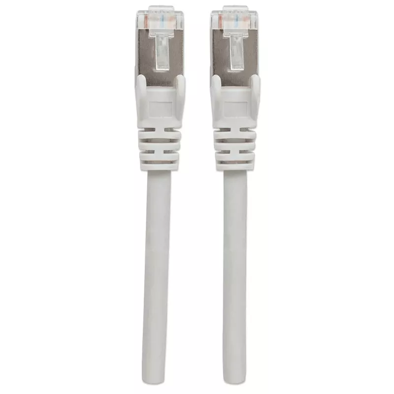 Intellinet tinklo jungiamasis laidas Cat7/Cat6A, 2 m, pilkas, varinis, S/FTP, LSOH/LSZH, RJ45, paauksuoti kontaktai, be užkabliukų, su gaubteliais, visam gyvenimui garantija