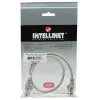 Intellinet tinklo jungiamasis kabelis, Cat5e, 0,5 m, pilkas, CCA, U/UTP, PVC, RJ45, paauksuoti kontaktai, be užkabinimo, su apsauginiu gaubteliu, viso gyvenimo garantija