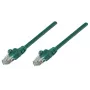 Intellinet tinklo jungiamasis kabelis, Cat6A, 0,25 m, žalias, varinis, S/FTP, LSOH / LSZH, RJ45, auksuoti kontaktai, su apsauginiu gaubteliu, viso gyvenimo garantija