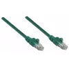 Intellinet tinklo jungiamasis kabelis, Cat6A, 0,25 m, žalias, varinis, S/FTP, LSOH / LSZH, RJ45, auksuoti kontaktai, su apsauginiu gaubteliu, viso gyvenimo garantija