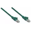 Intellinet tinklo jungiamasis kabelis, Cat6, 0,25 m, žalias, varinis, S/FTP, LSOH/LSZH, PVC, RJ45, auksuoti kontaktai, be užkabinimo, su apsauginiu gaubteliu, viso gyvenimo garantija