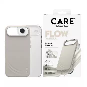PanzerGlass CARE by Feature FLOW Case Vanilla su MagSafe, iPhone Air