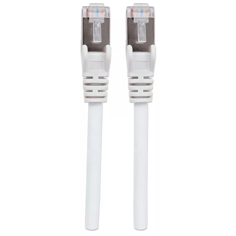 Intellinet tinklo jungiamasis kabelis Cat6, 1 m, baltas, varinis, S/FTP, LSOH/LSZH, RJ45, auksuoti kontaktai, su apsauginiu gaubteliu, viso gyvenimo garantija