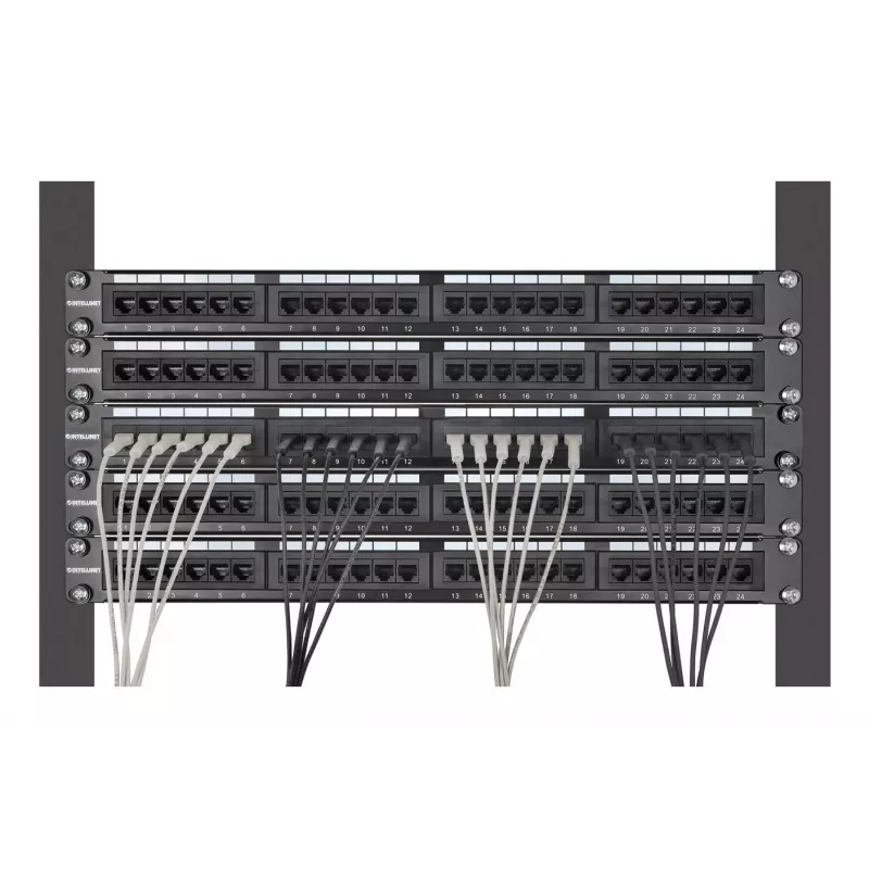 Intellinet 745116 tinklo kabelis pilkas 0,3 m Cat6a F/FTP (FFTP)