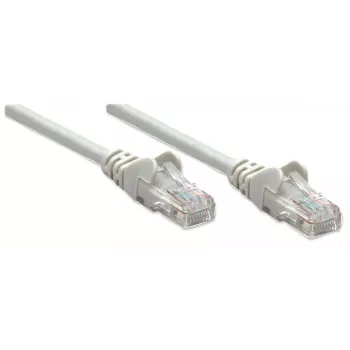 Intellinet tinklo jungiamasis laidas, Cat6, 7,5 m, pilkas, CCA, U/UTP, PVC, RJ45, paauksuoti kontaktai, apsaugotas nuo užkabinimo, su apsauginiu gaubteliu, viso gyvenimo garantija