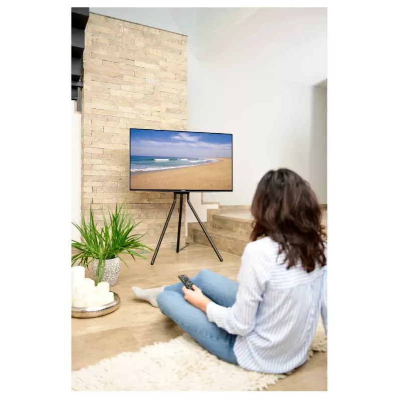 Hama 00220870 TV stovas 190,5 cm (75 colių) Juodas