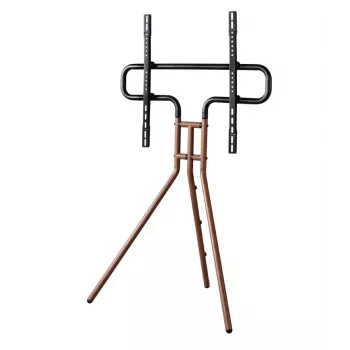 Stovas televizoriui Hama Easel Design 190,5 cm (75 col.) juoda, riešutas