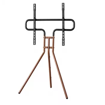 Stovas televizoriui Hama Easel Design 190,5 cm (75 col.) juoda, riešutas