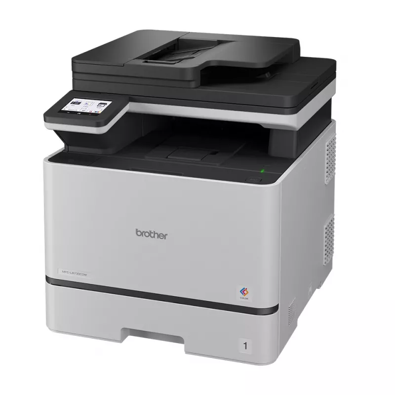 Daugiafunkcis spausdintuvas Brother MFC-L8730CDW – spalvotas lazerinis A4, 2400×600 dpi, 31 psl/min, Wi‑Fi, dvipusis spausdinimas