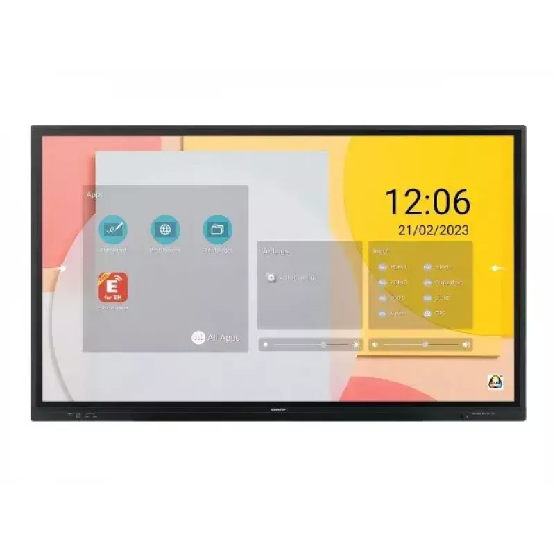 Sharp PN-LC862 interaktyvus ekranas 86 colių 4K Ultra HD liečiamas Android 11