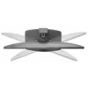 Equip 650162 17 inch-27 inch trijų monitorių stalinis laikiklis, juodas