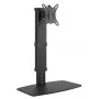 Equip 650162 17 inch-27 inch trijų monitorių stalinis laikiklis, juodas