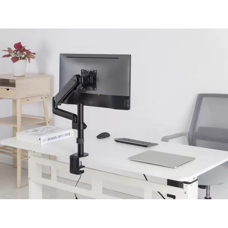 Equip monitoriaus laikiklis ant stalo 17-32 colių su dujine spyruokle