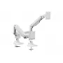 Equip 650183 Dvigubas monitoriaus laikiklis ant stalo, sunkus, 17-35 colių, baltas