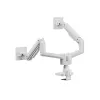 Equip 650183 Dvigubas monitoriaus laikiklis ant stalo, sunkus, 17-35 colių, baltas