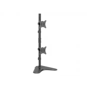 Equip 650128 Dvigubas vertikalus monitorių stovas stalviršiui 17-32 colių