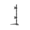 Equip 650128 Dvigubas vertikalus monitorių stovas stalviršiui 17-32 colių