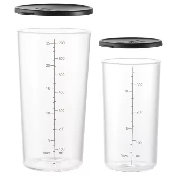 Matavimo puodelių rinkinys ESGE 7150 700 ml stiklas, silikonas
