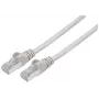 Intellinet tinklo jungiamasis kabelis Cat6, 2 m, pilkas, varinis, S/FTP, LSOH / LSZH, RJ45, auksuoti kontaktai, apsaugotas nuo užkliuvimo, su gaubtuku, viso gyvenimo garantija