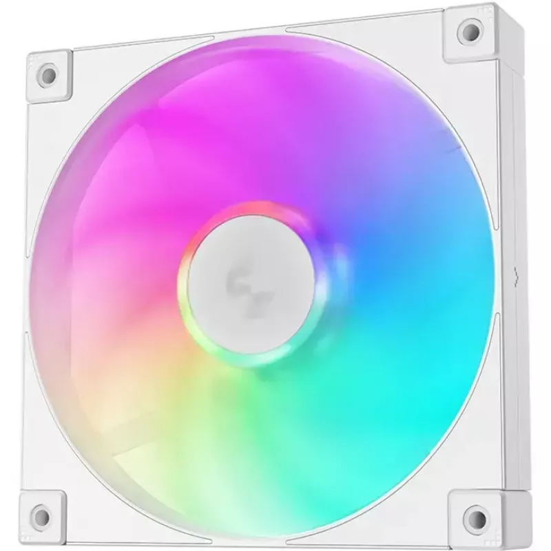 Ventiliatorių rinkinys DeepCool FD14 ARGB White 140mm 3vnt — 140 mm, ARGB, balti, 3 vienetų pakuotė