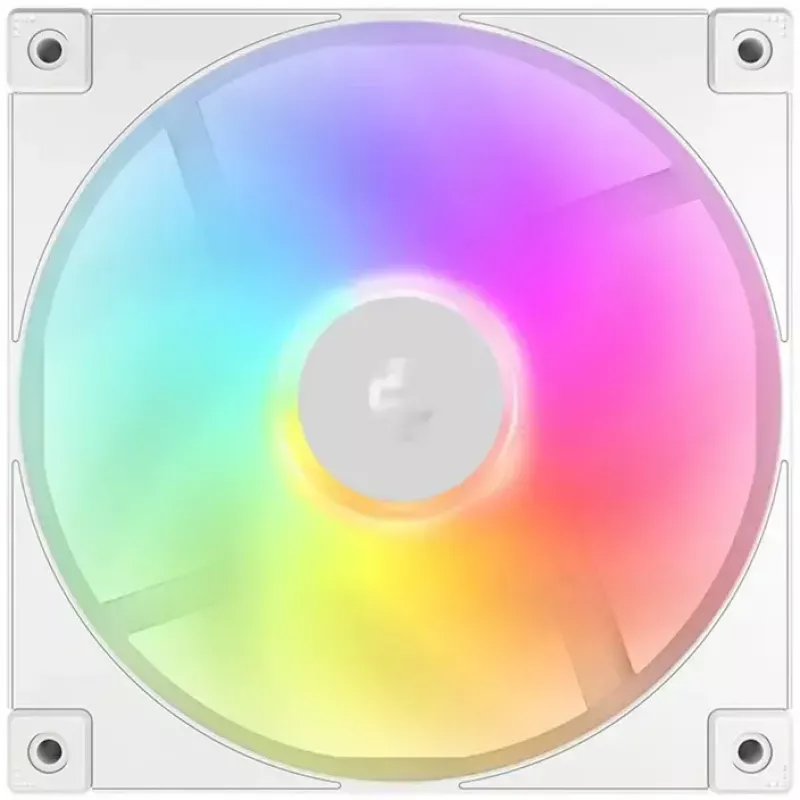Ventiliatorių rinkinys DeepCool FD14 ARGB White 140mm 3vnt — 140 mm, ARGB, balti, 3 vienetų pakuotė