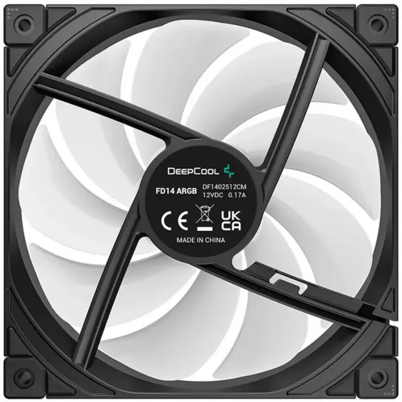 DeepCool FD14 ARGB 140mm 3in1 ventiliatorių rinkinys — 140 mm, ARGB, 3 vnt.