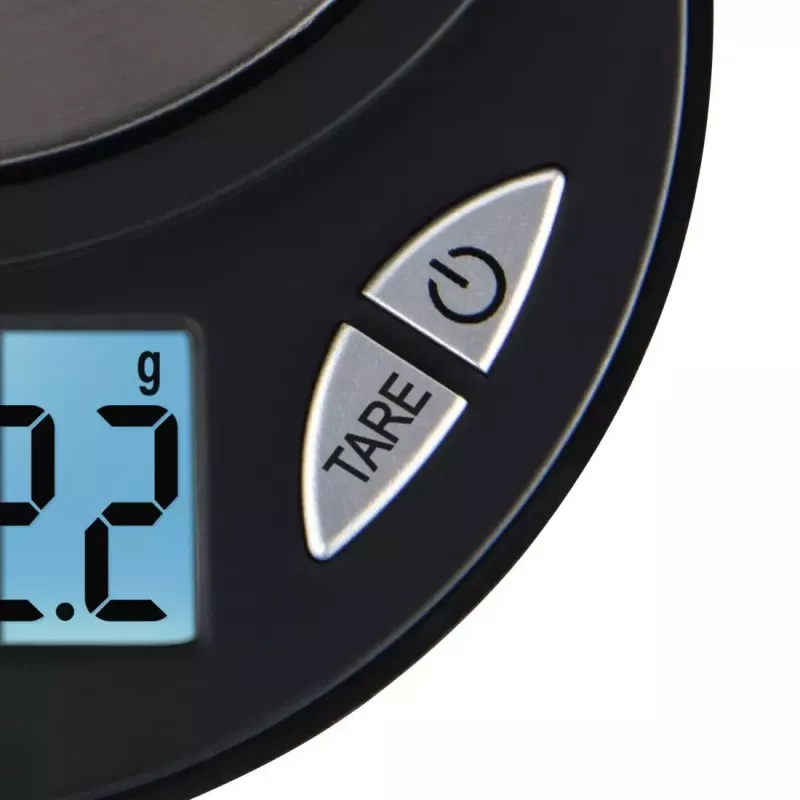 Virtuvinės svarstyklės Xavax Jewel Black Oval – iki 0,5 kg, tikslumas 0,1 g
