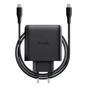 Įkroviklis Trust Maxo 65W USB-C GaN sieninis, nešiojamam kompiuteriui, planšetei, telefonui