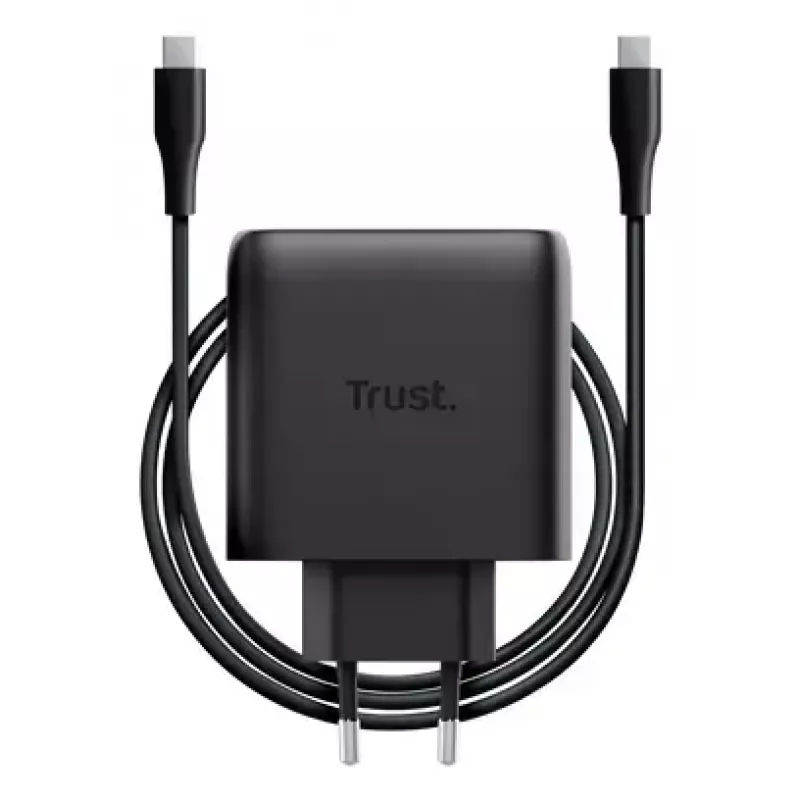 Įkroviklis Trust Maxo 65W USB-C GaN sieninis, nešiojamam kompiuteriui, planšetei, telefonui