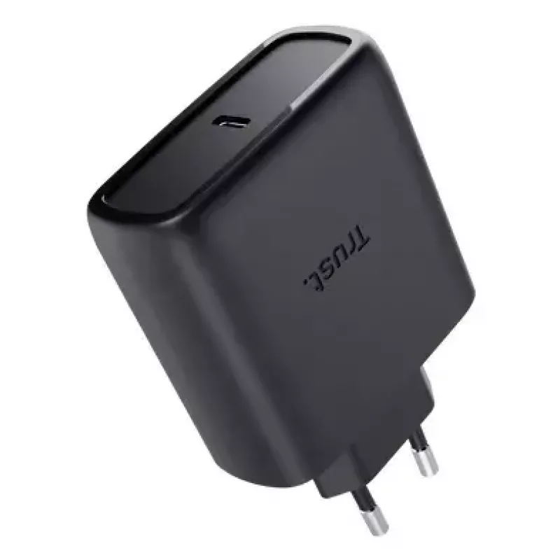 Įkroviklis Trust Maxo 65W USB-C GaN sieninis, nešiojamam kompiuteriui, planšetei, telefonui