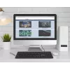 Manhattan laidinė klaviatūra USB, juoda, pilno dydžio klavišai, 1,5 m laidas, USB-A jungtis, Plug and Play, trejų metų garantija