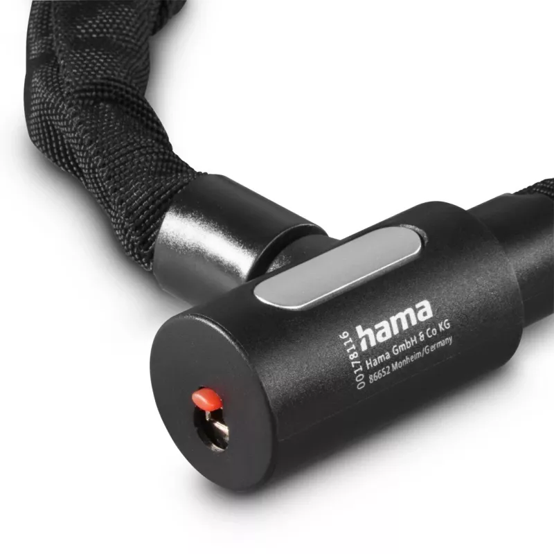 Dviračio grandininis užraktas Hama 00178138 juodas 1200 mm