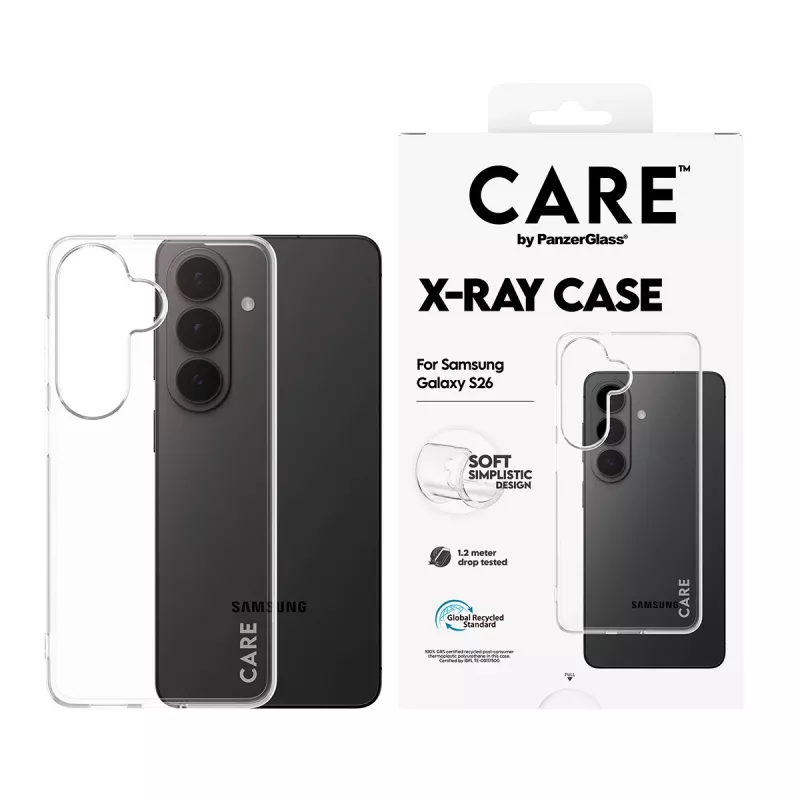 Apsauginis dėklas PanzerGlass CARE X-Ray, skirtas Samsung Galaxy S26 (CR78132)