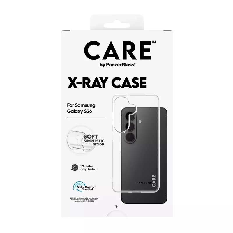 Apsauginis dėklas PanzerGlass CARE X-Ray, skirtas Samsung Galaxy S26 (CR78132)