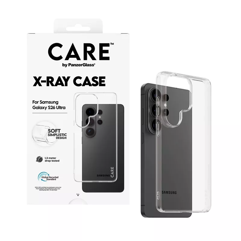 PanzerGlass CARE X-Ray apsauginis dėklas Samsung Galaxy S26 Ultra (CR28792) – permatomas