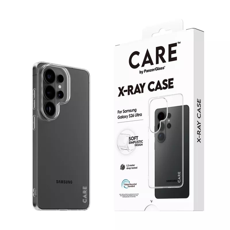 PanzerGlass CARE X-Ray apsauginis dėklas Samsung Galaxy S26 Ultra (CR28792) – permatomas