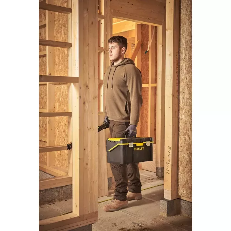Kietas dėklas Stanley STST83397-1 Plastikinis 22 kg Juodas Geltonas