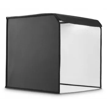 Mini foto studija HAMA sulankstoma dėžė su LED žiedine šviesa 50×50 cm, modelis 00004664