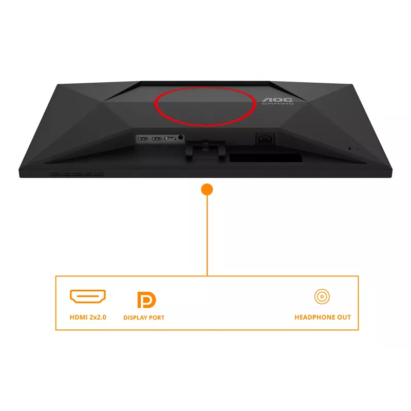 Monitorius AOC G4 27G4ZRE 68,6 cm (27 colių) Full HD LED juodas, raudonas