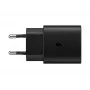 Sieninis įkroviklis Samsung EP-TA800XBEGEU 25W USB-C greitas įkrovimas, kompaktiškas AC adapteris