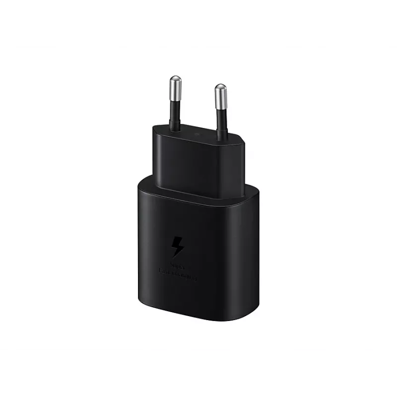 Sieninis įkroviklis Samsung EP-TA800XBEGEU 25W USB-C greitas įkrovimas, kompaktiškas AC adapteris