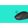 Belaidė pelė Logitech M330 SILENT PLUS RF, dešinei rankai, 1000 DPI, 3 mygtukai, slinkimo ratukas, juoda, maitinama baterija