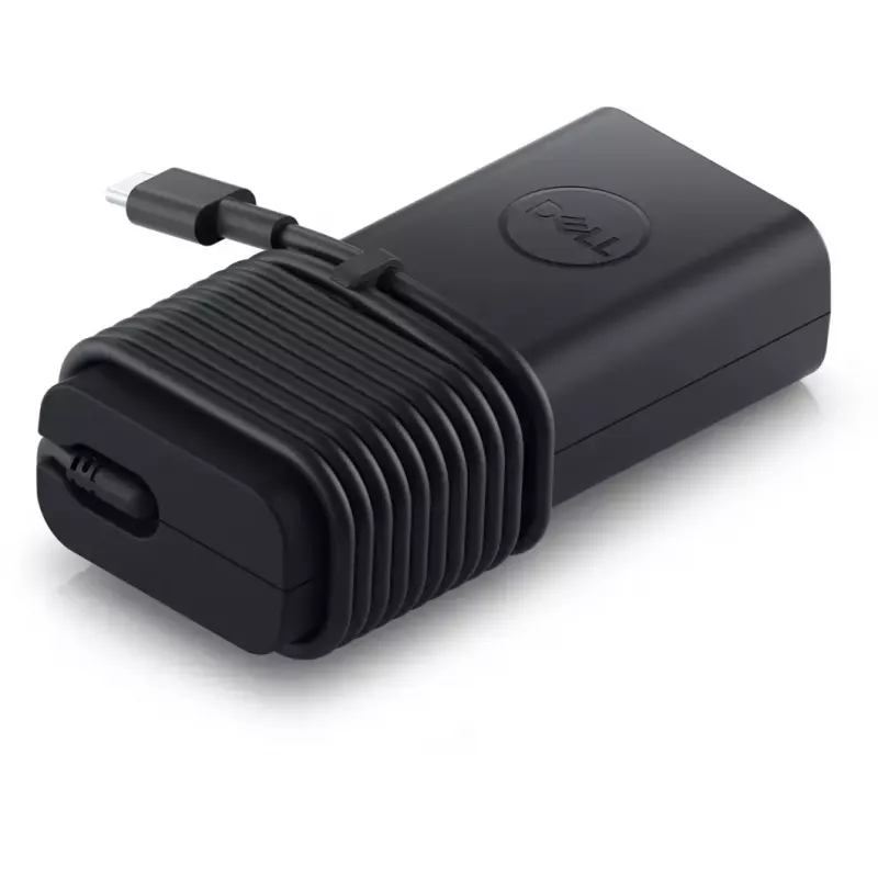 Maitinimo adapteris Dell 492-BDQL 65 W nešiojamam kompiuteriui, vidaus naudojimui, 100–240 V, 1 m laidas, juodas, 112×51 mm