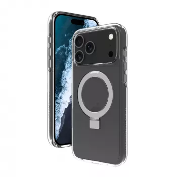 dbramante1928 Iceland Ultra D3O MS Kick dėklas iPhone 17 Pro Max, skaidrus