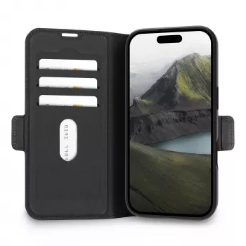 dbramante1928 Oslo Pro MagSafe Flip Case, skirta Apple iPhone 17, juodas (OP63MSBL6807)