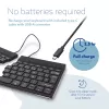 Ergonominė klaviatūra R-Go Split Break su pertraukų programine įranga, išskirta ergonomiška klaviatūra, AZERTY (FR), Bluetooth, juoda