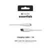 mophie essentials Lightning į USB-C krovimo laidas (1 m) baltas